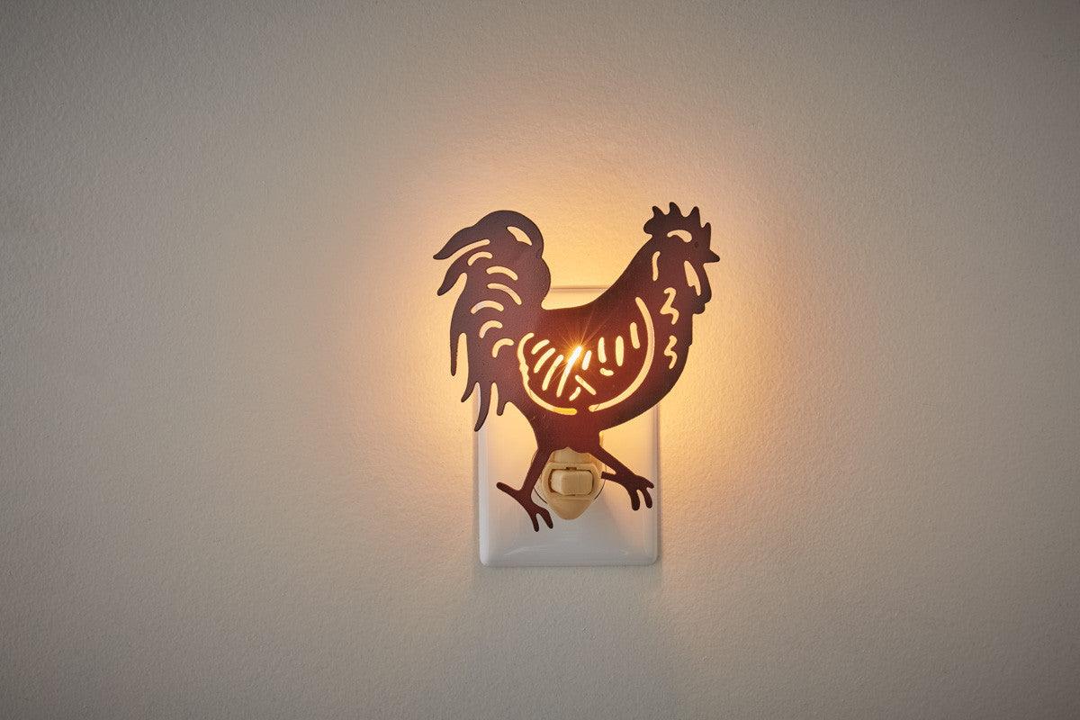 Rooster Night Light - Park Designs - The Fox Decor