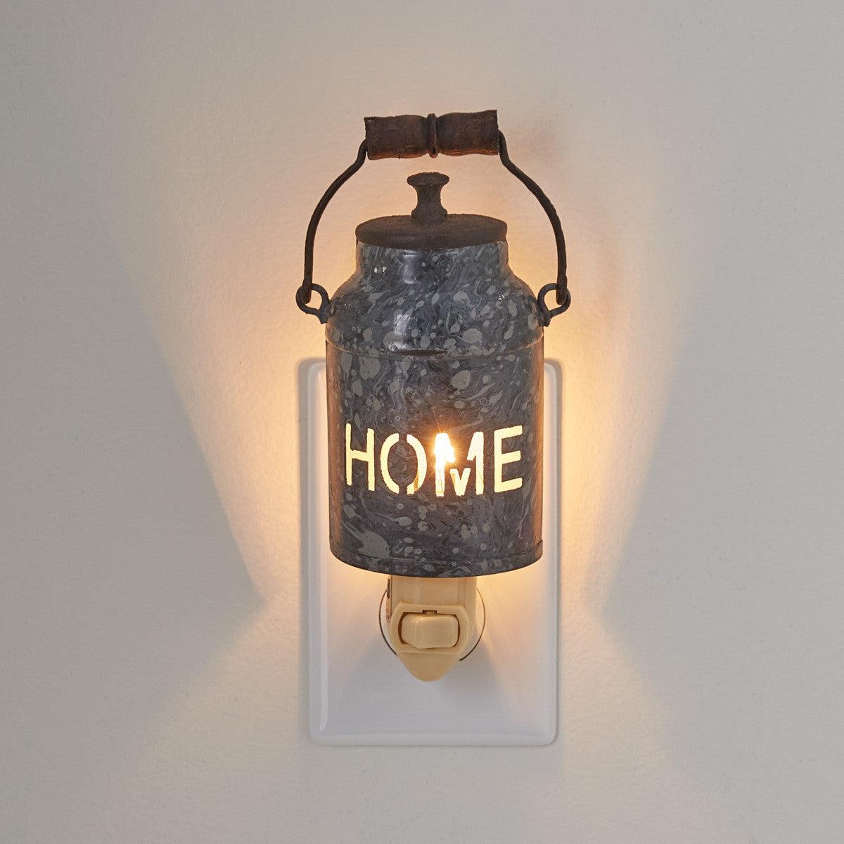 Home Milk Can Night Light - Park Designs