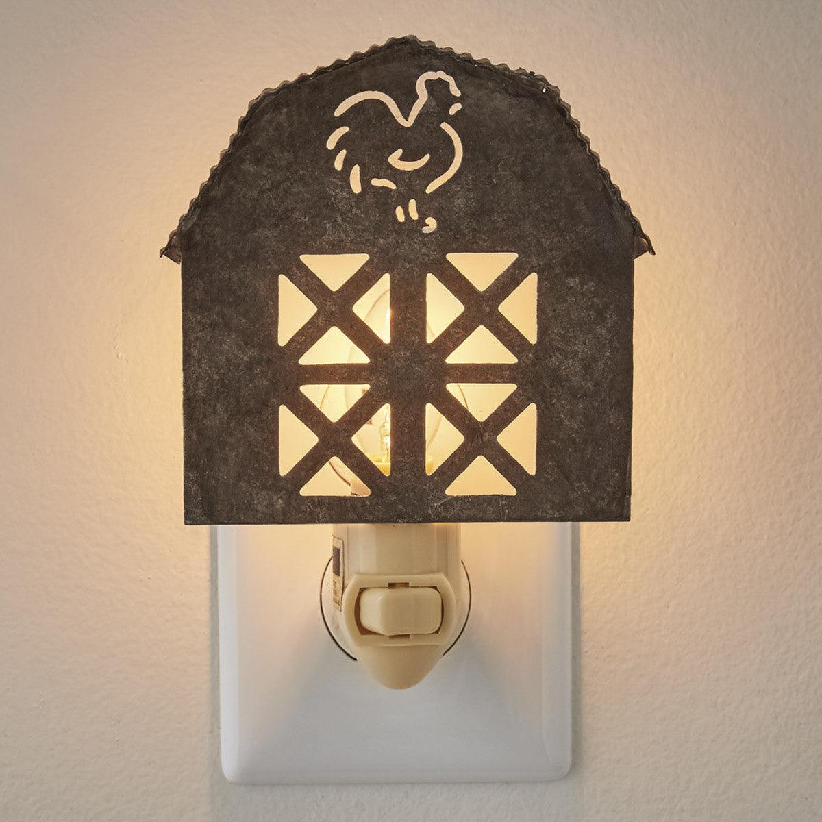 Barn Night Light - Galvanized Park Designs - The Fox Decor