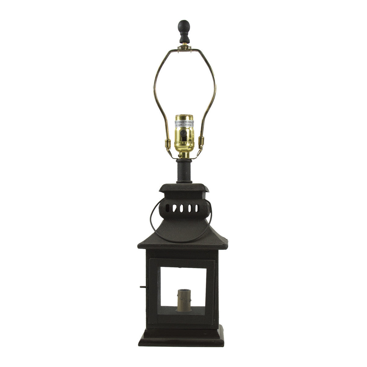 Iron Lantern Lamp - Black Park Designs