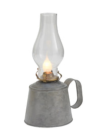 Thumbnail for Galvanized Oil Lamp with Globe - Park Designs
