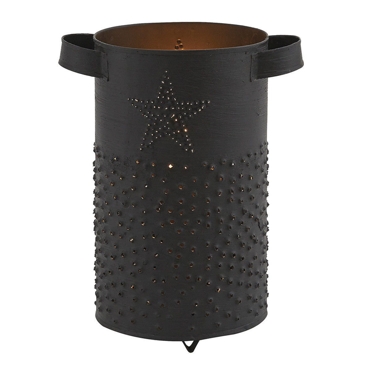Punched Star Candle Holder Lamp - Pillar Park Designs