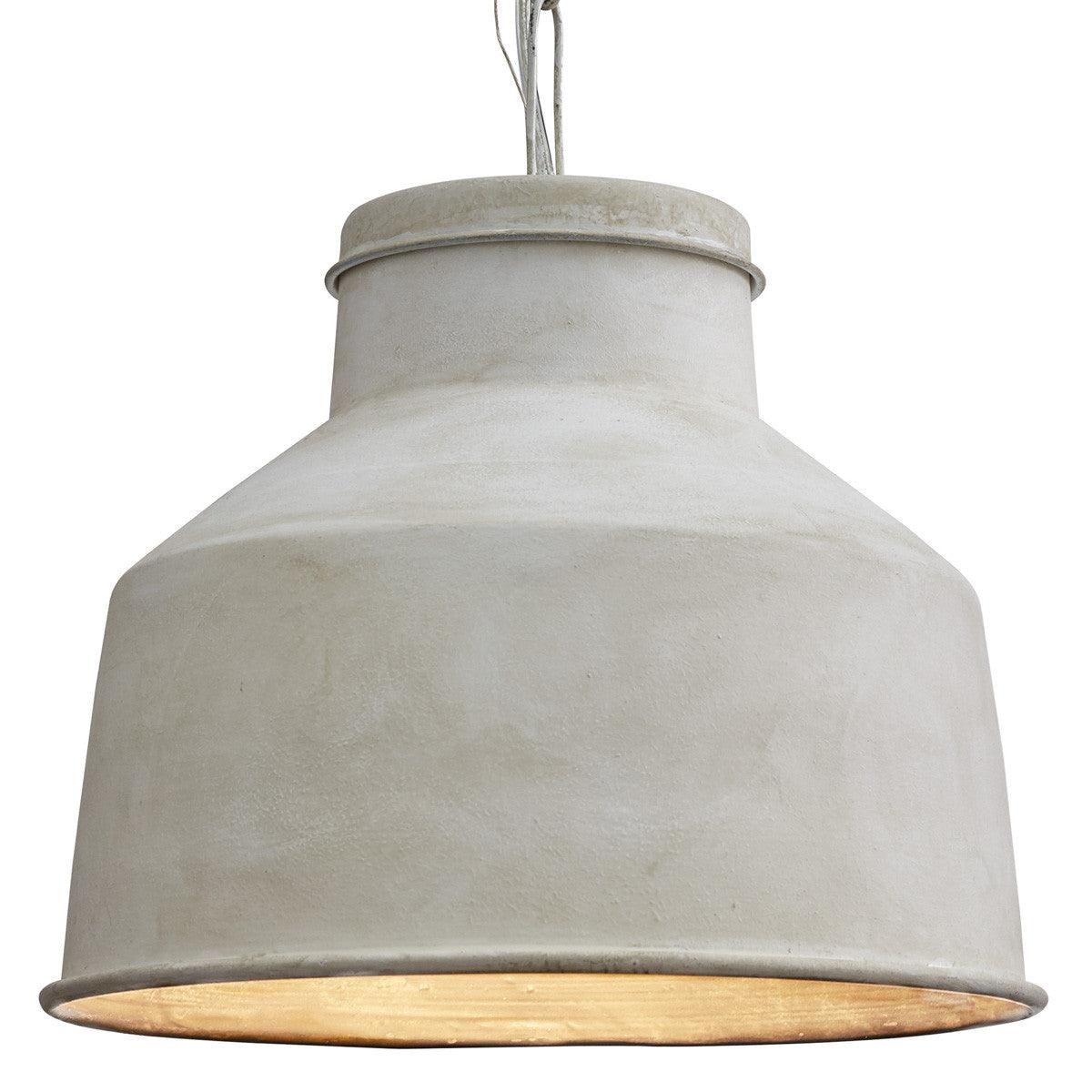 Cream Galvanized Pendant Light - Park Designs - The Fox Decor