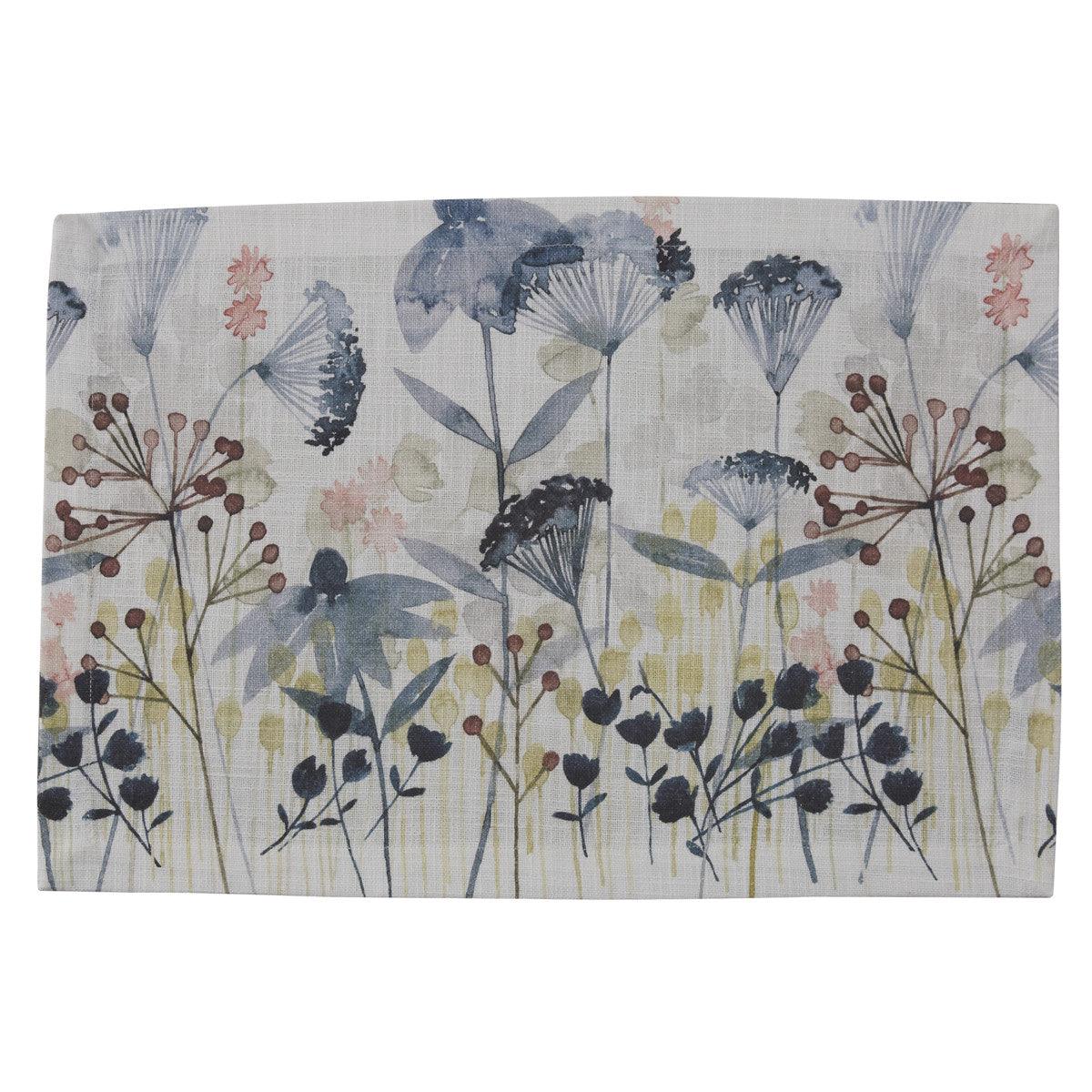 Layered Gardens Printed Placemat - Set Of 6 Park Designs - The Fox Decor