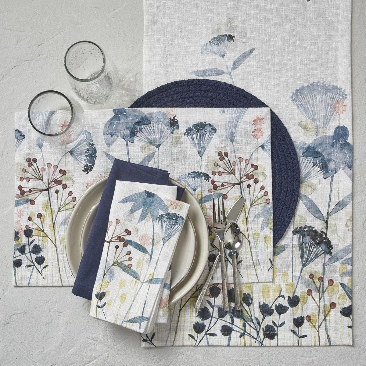 Layered Gardens Printed Placemat - Set Of 6 Park Designs - The Fox Decor