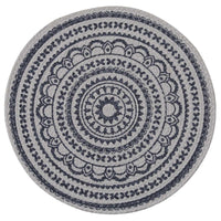 Thumbnail for Zuri Medallion Printed Round Placemat - Navy Set Of 6 Park Designs - The Fox Decor