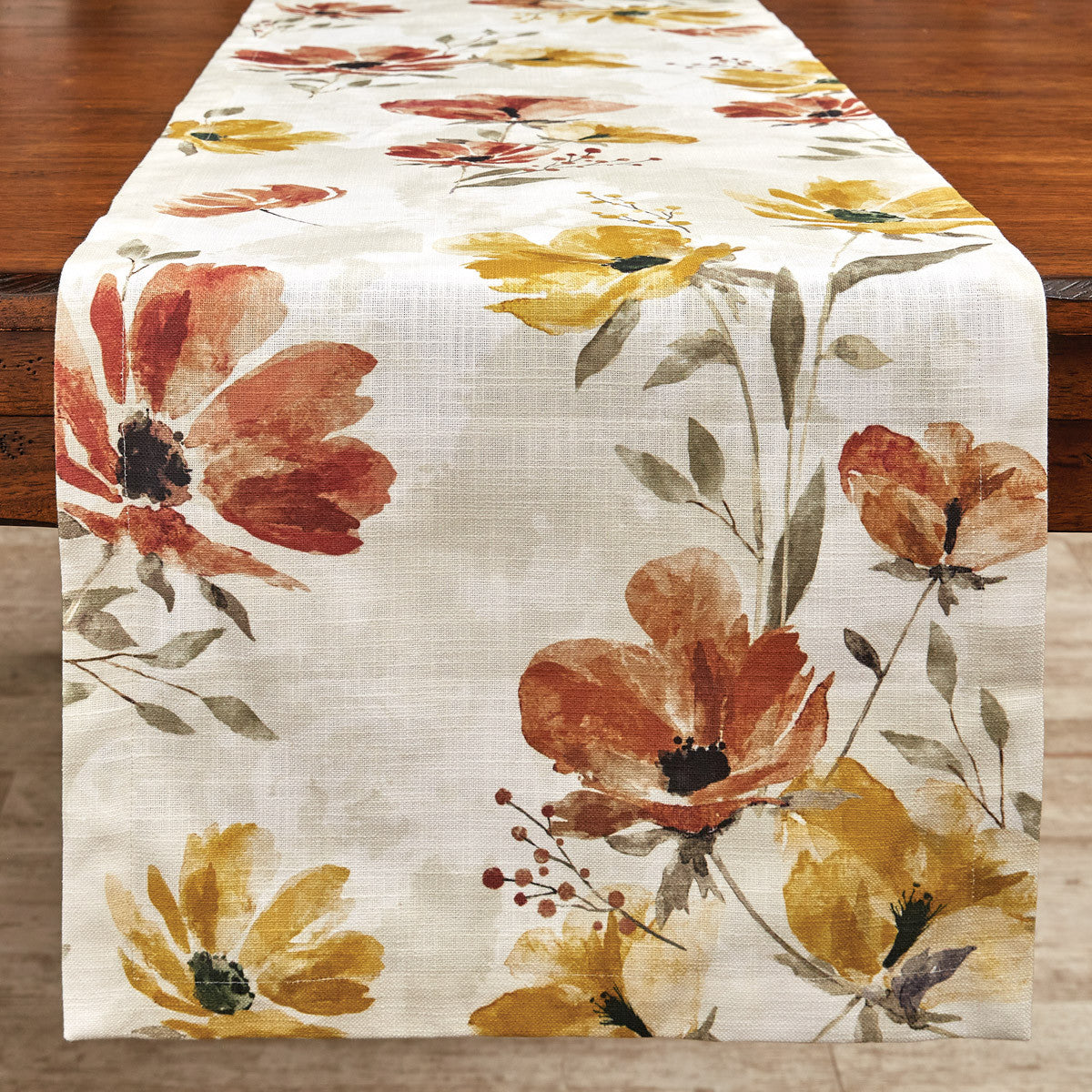 Phoenix Floral Table Runner 72" L - Park Designs - The Fox Decor