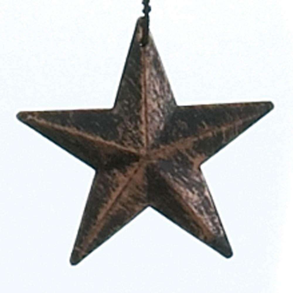 34" Bronze Stars Wind Chimes - The Fox Decor
