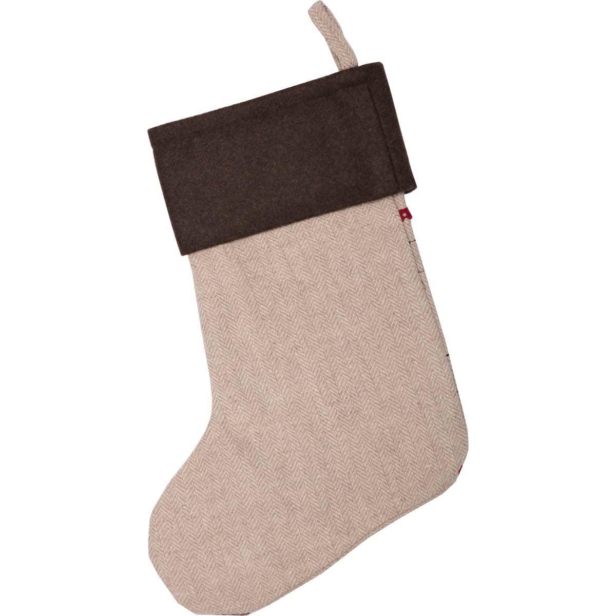 Merry Little Christmas Stocking 11x15 VHC Brands - The Fox Decor