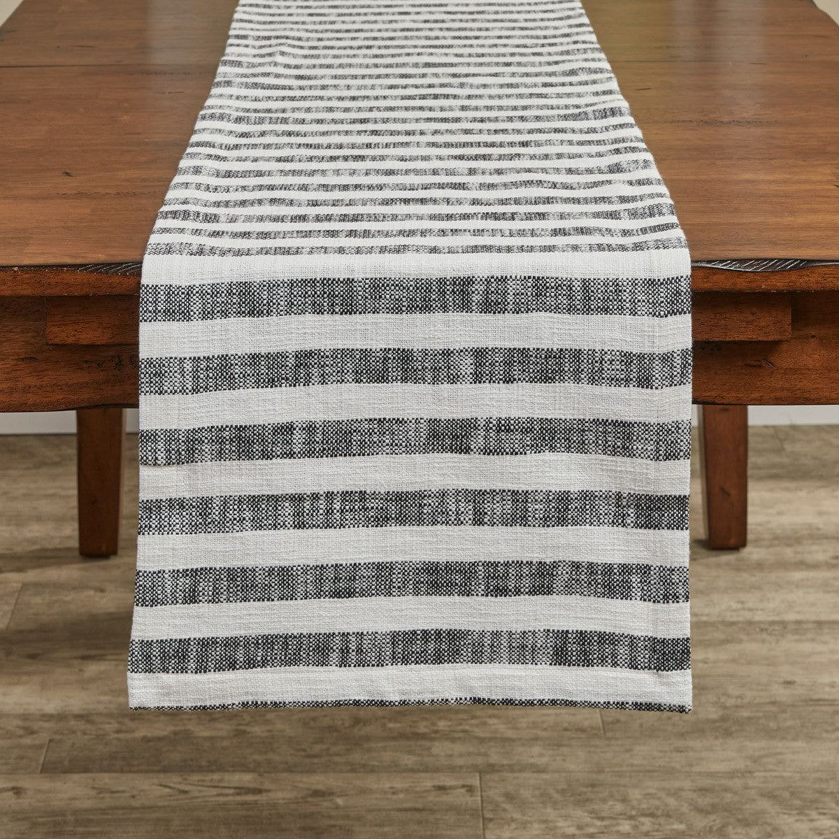 Ziva Table Runner 72" L Black - Park Designs