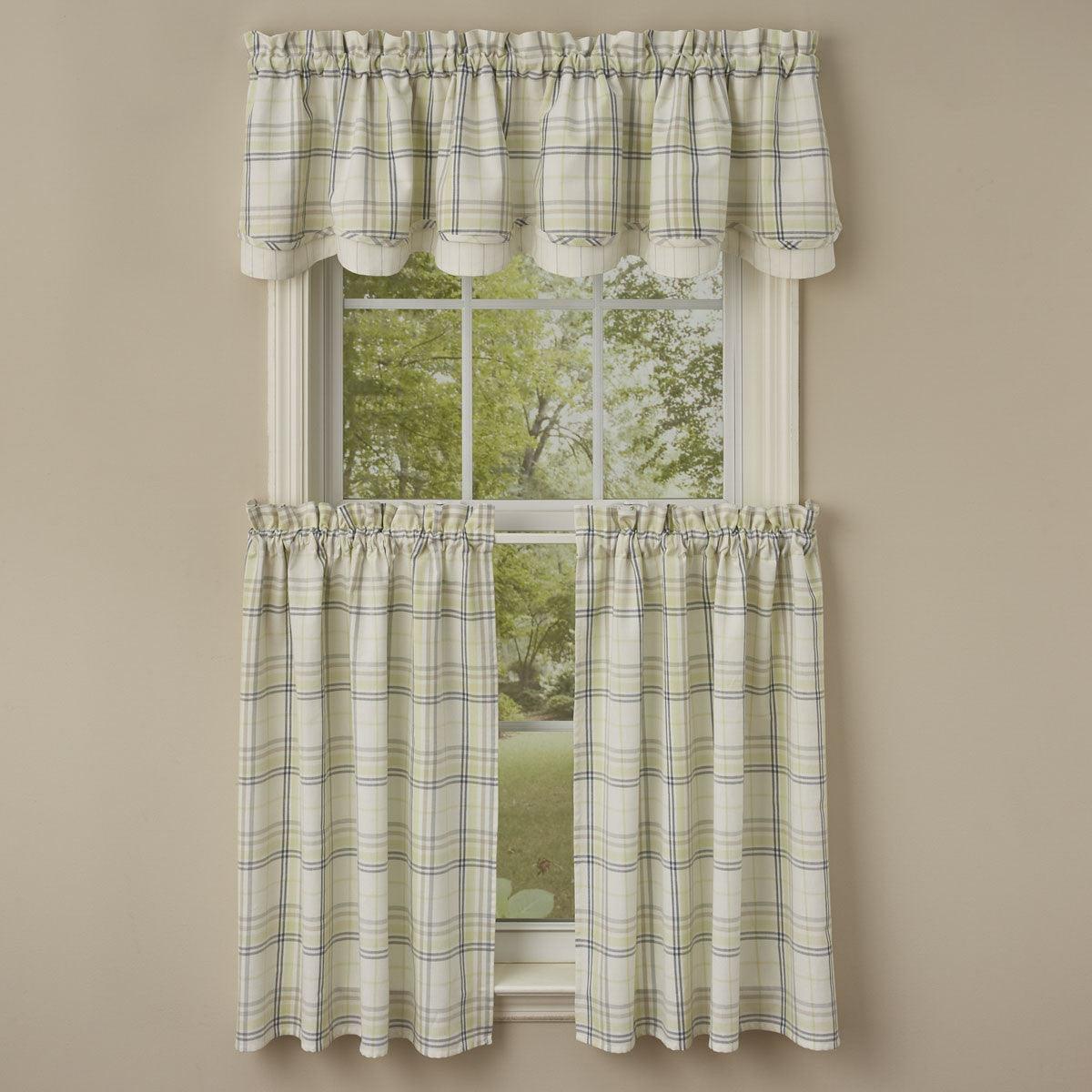 Dew Drop Valance - Lined Layered Park Designs