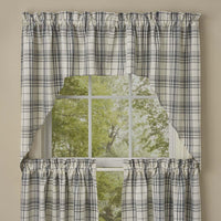 Thumbnail for Simplicity Swags Curtain Candlelight White & Gunmetal Park Designs - The Fox Decor
