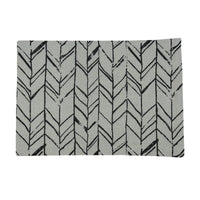 Thumbnail for Distressed Herringbone Jacquard Placemat - Set Of 6 Park Designs