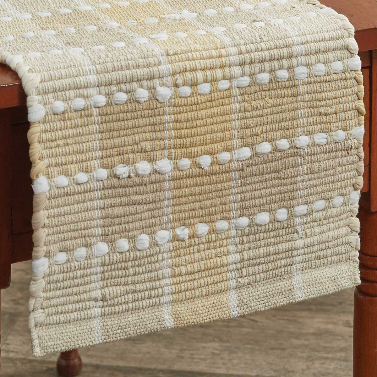 Cocoa Butter Chindi Table Runner - 54"L Park Designs