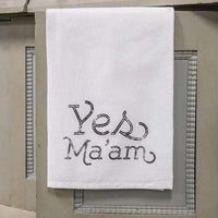 Yes Ma'am Kitchen Dish Towel - The Fox Decor