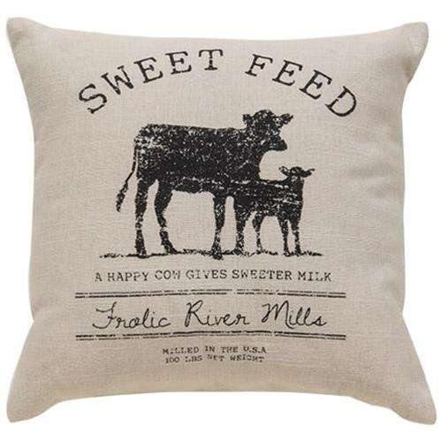 Sweet Feed Farmhouse Pillow