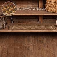 Thumbnail for Tea Cabin Jute Stair Tread Rect Latex 8.5x27 VHC Brands - The Fox Decor