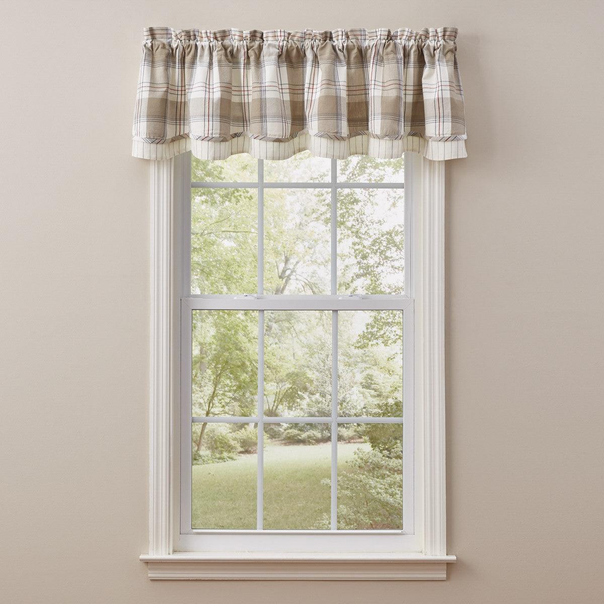 Landen Valance - Lined Layered Park Designs