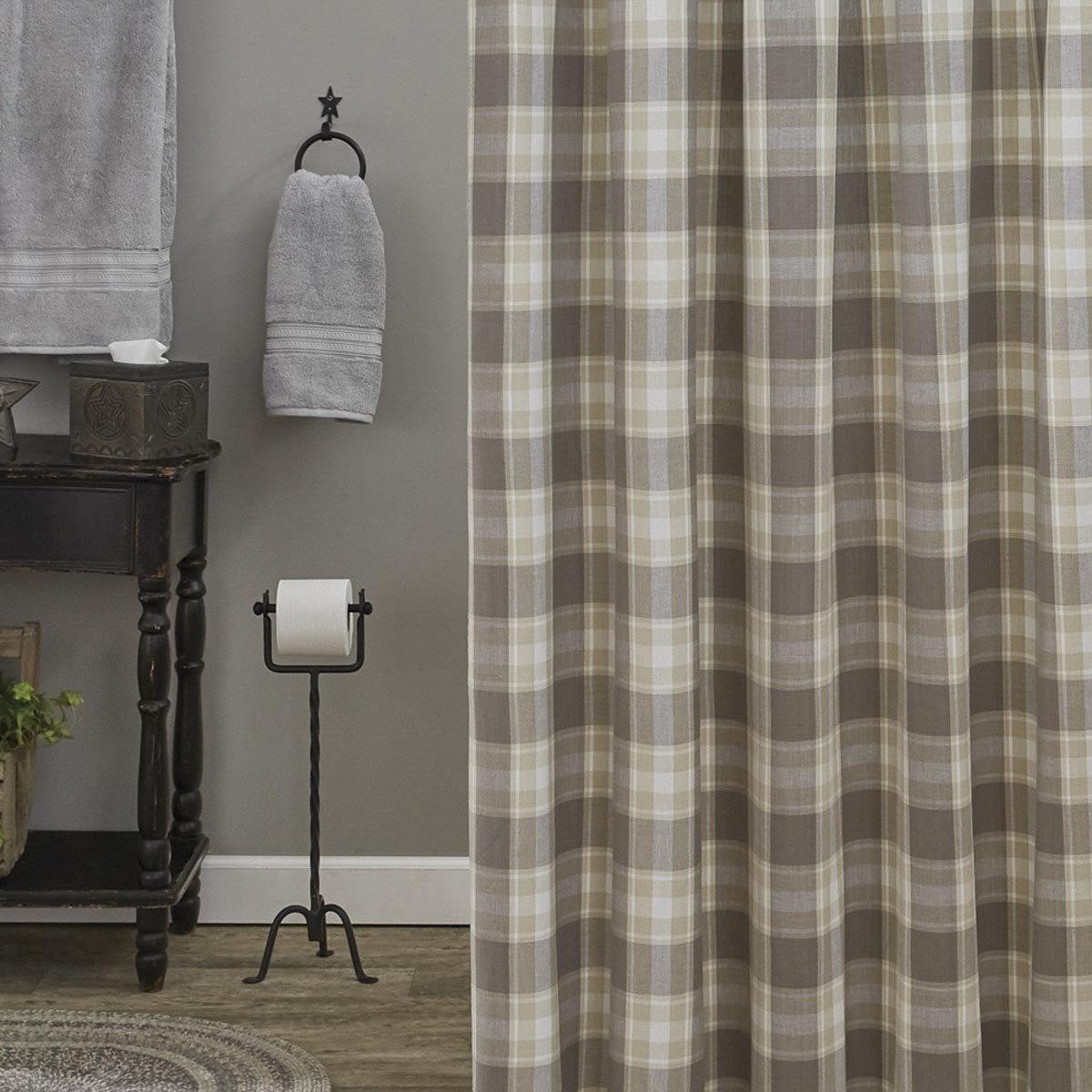 Weathered Oak Shower Curtain - 72