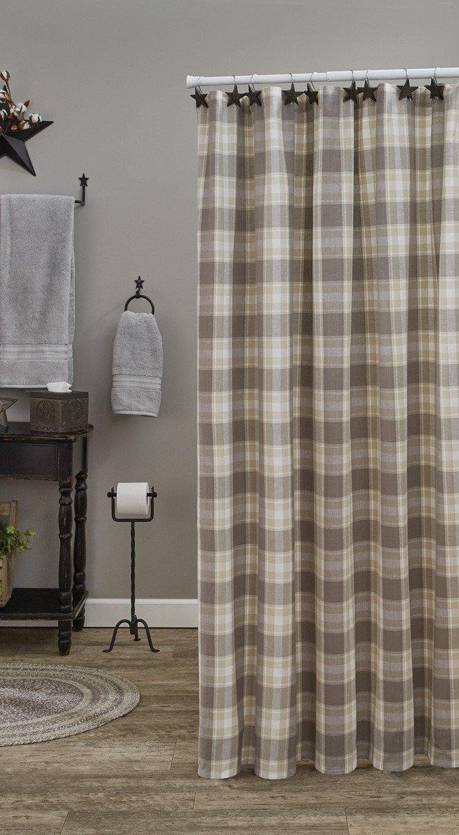 Weathered Oak Shower Curtain - 72