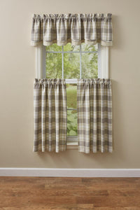 Thumbnail for Weathered Oak Valance - Lined Layered Park Designs - The Fox Decor