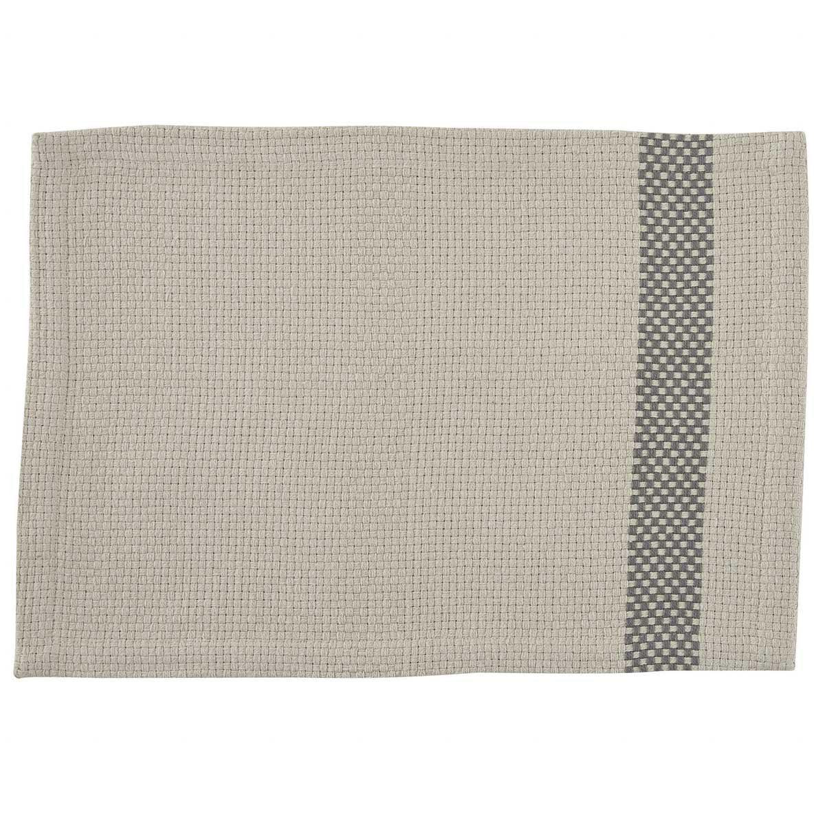 Gray Checkerboard Placemats - Set Of 6 Park Designs - The Fox Decor