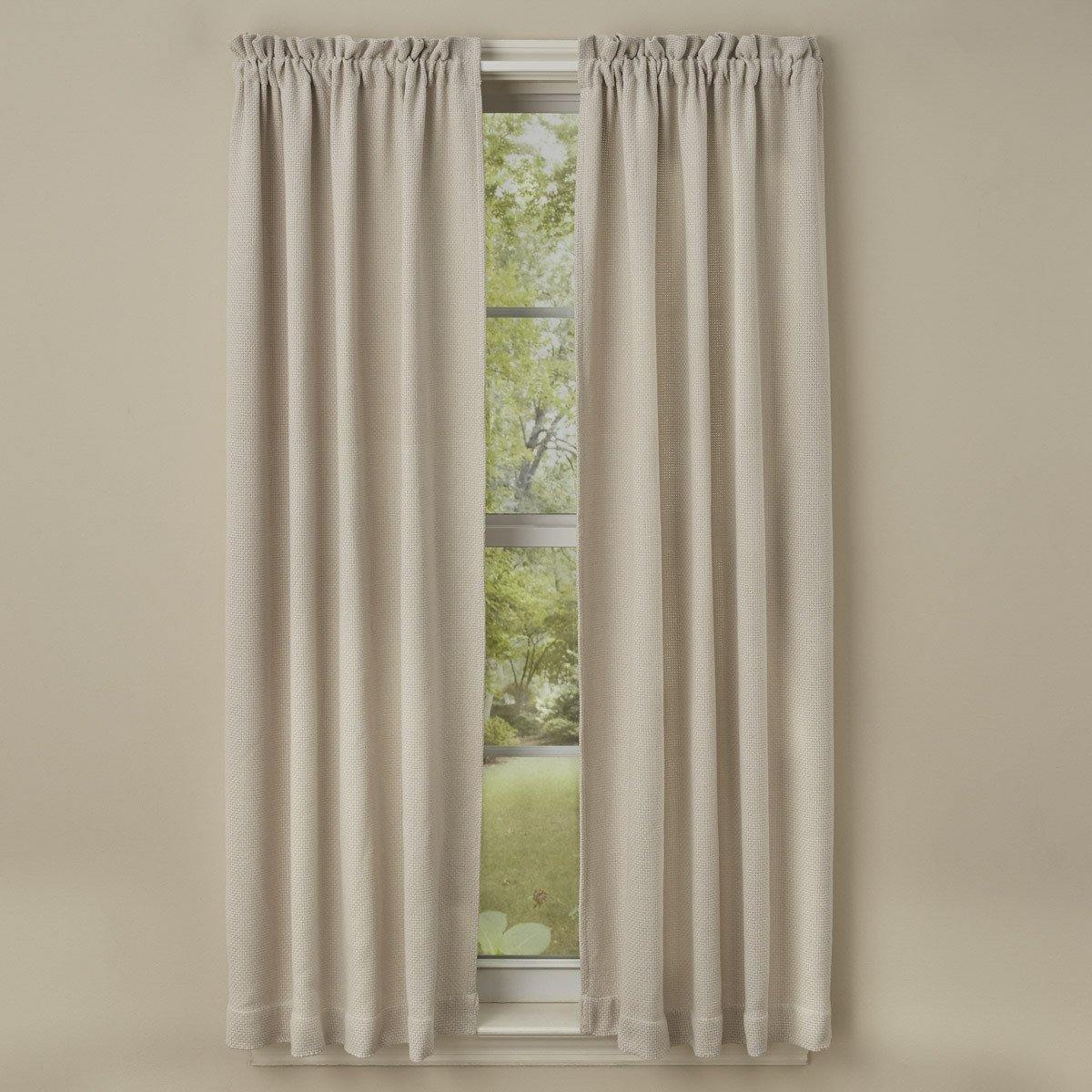 Checker Board Panel Pair Curtains - 63