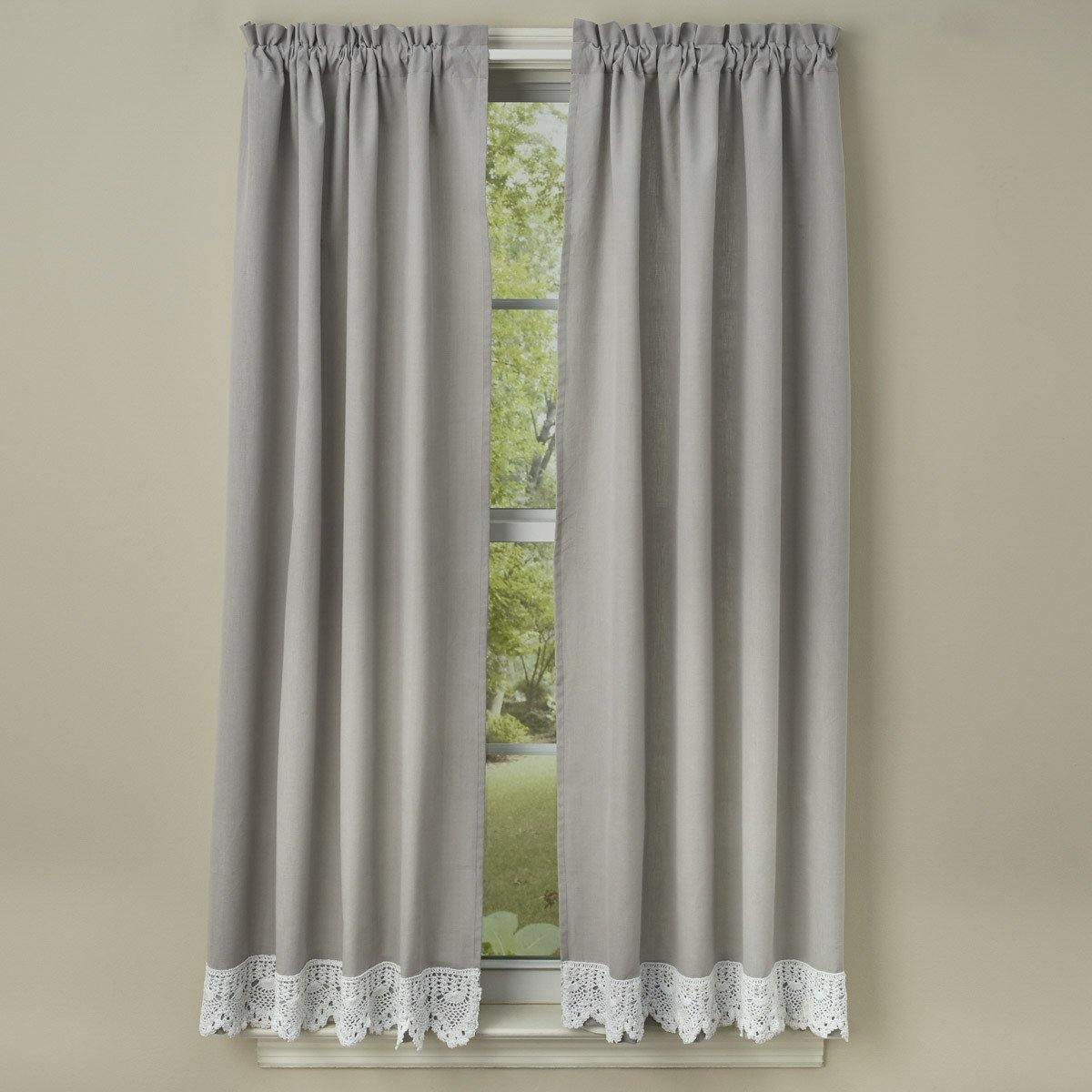 Vintage Crochet Lace Panels Curtain - 72 x 63 Park Designs - The Fox Decor