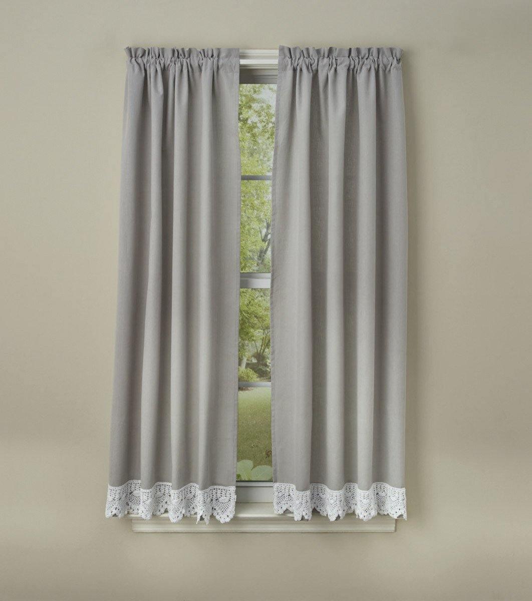 Vintage Crochet Lace Panels Curtain - 72 x 63 Park Designs - The Fox Decor