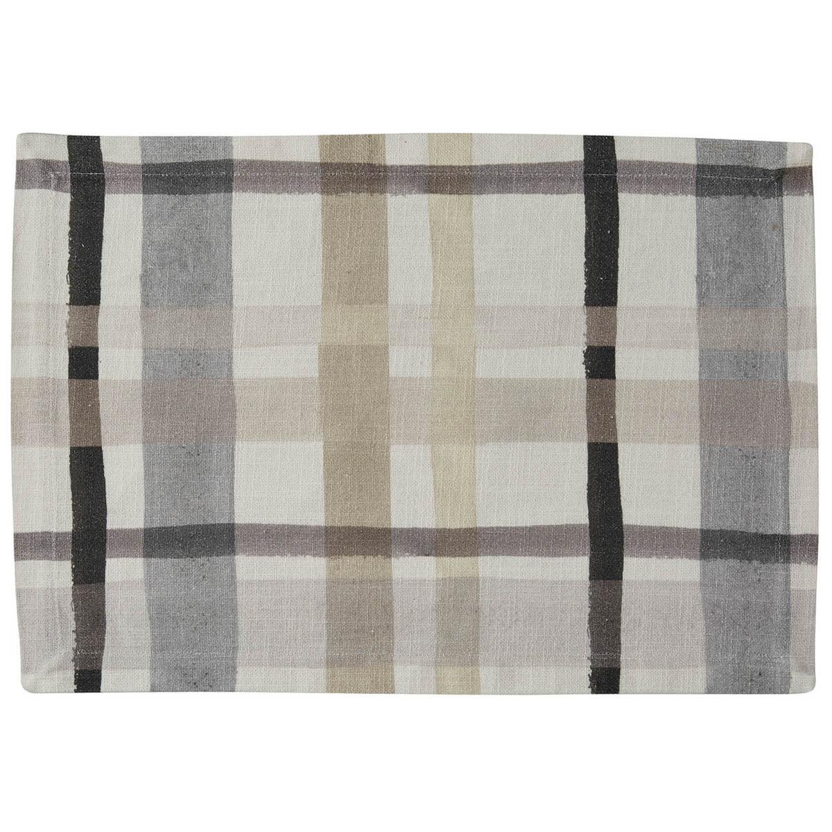 Urban Plaid Placemats - Set of 6 Park Designs - The Fox Decor