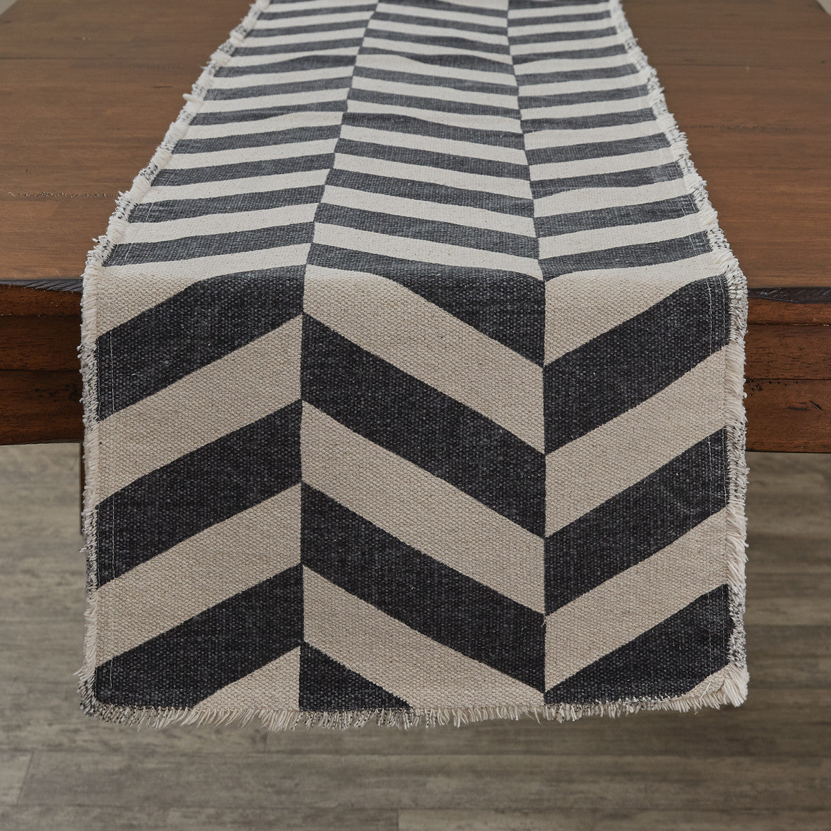 Herringbone Stripe Table Runner - 72"L Park Designs