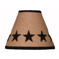 Thumbnail for Heritage House Star Lampshade 12 Inch Black