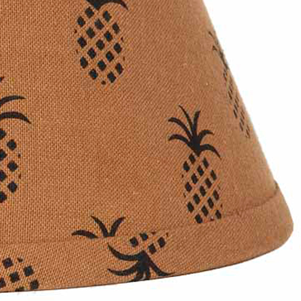 Mocha Black Pineapple Town 12" Lampshade 2R101033 - The Fox Decor