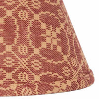 Thumbnail for Barn Red Tan Marshfield Jacquard 12