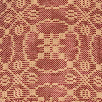 Thumbnail for Barn Red Tan Marshfield Jacquard 12