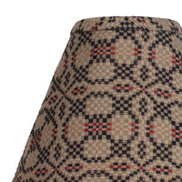 Kendall Jacquard Black 12 In Lamp Shade 2R280011 - The Fox Decor