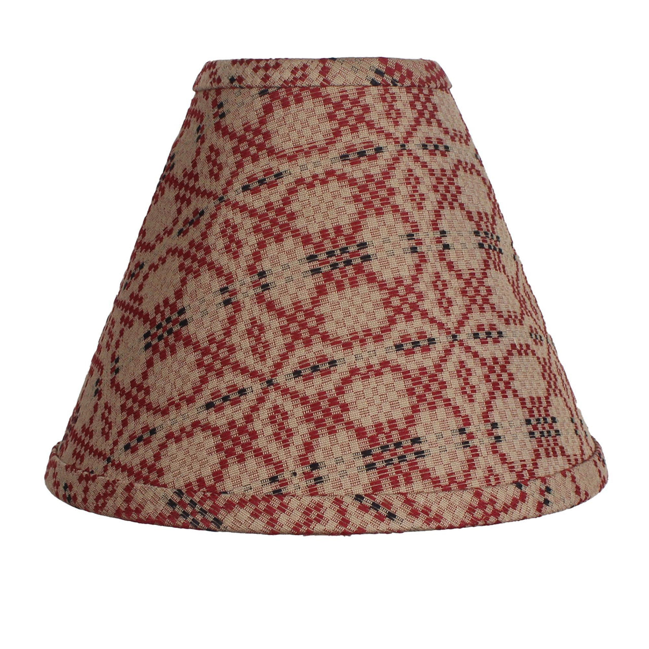 Kendall Jacquard Red 12 In Lamp Shade 2R280017 - The Fox Decor