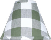 Thumbnail for Buffalo Check Sage Lampshade 2R510009 - The Fox Decor