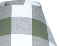 Thumbnail for Buffalo Check Sage Lampshade 2R510009 - The Fox Decor