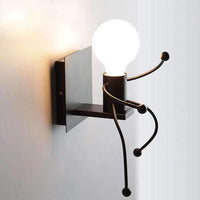 2Pcs Mason Jar Sconce Rustic Wall Decor with Fairy Lights - The Fox Decor