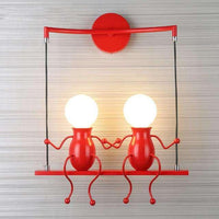 2Pcs Mason Jar Sconce Rustic Wall Decor with Fairy Lights - The Fox Decor