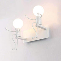 2Pcs Mason Jar Sconce Rustic Wall Decor with Fairy Lights - The Fox Decor