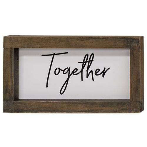 2/Set, Better Together Duo Framed Signs Farmhouse Signs CWI+ 