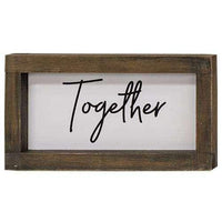 Thumbnail for 2/Set, Better Together Duo Framed Signs Farmhouse Signs CWI+ 