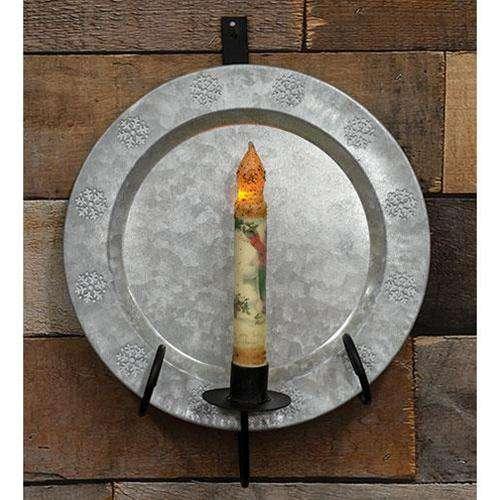 2/Set Galvanized Enamel Snow Plates - The Fox Decor