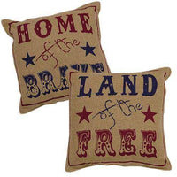 Thumbnail for 2/Set, Land of the Free Pillows - The Fox Decor