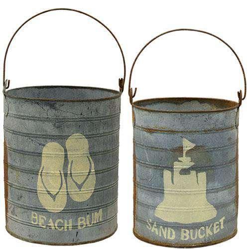 2/Set, Sand Buckets - The Fox Decor