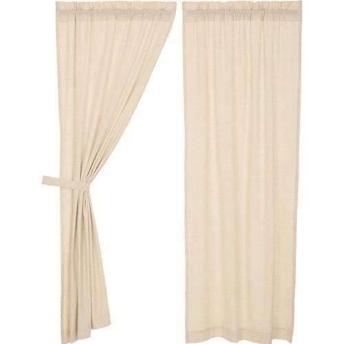 2/Set, Simple Life Flax Natural Panels, 84x40 VHC Brands - The Fox Decor