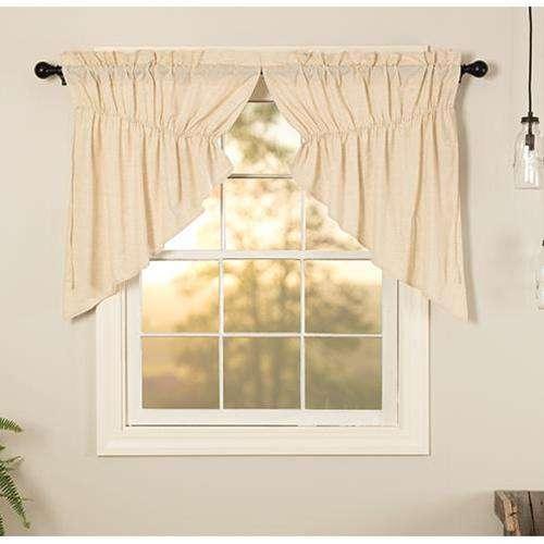 2/Set, Simple Life Flax Natural Prairie Swags, 36x36x18 - The Fox Decor