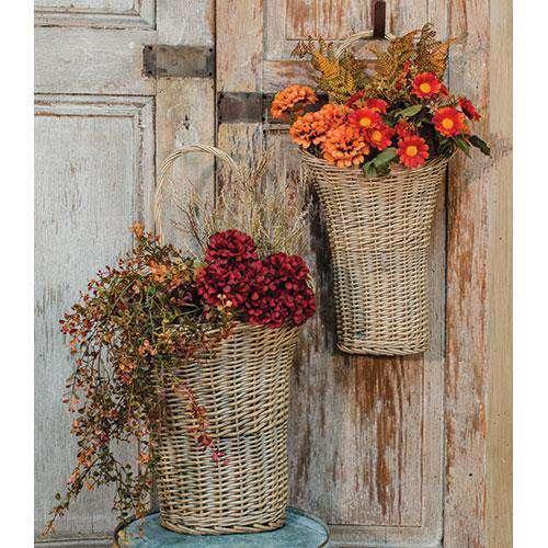 2/Set, Willow Wall Baskets - The Fox Decor
